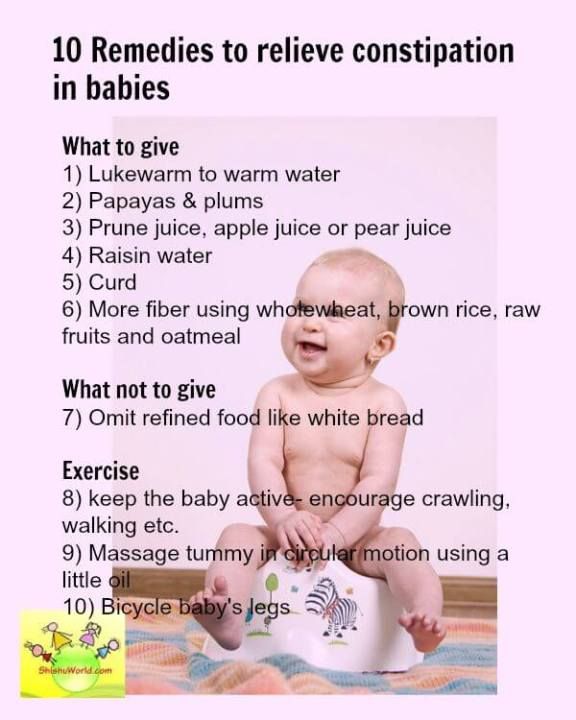 Home Remedy for Constipation in Babies