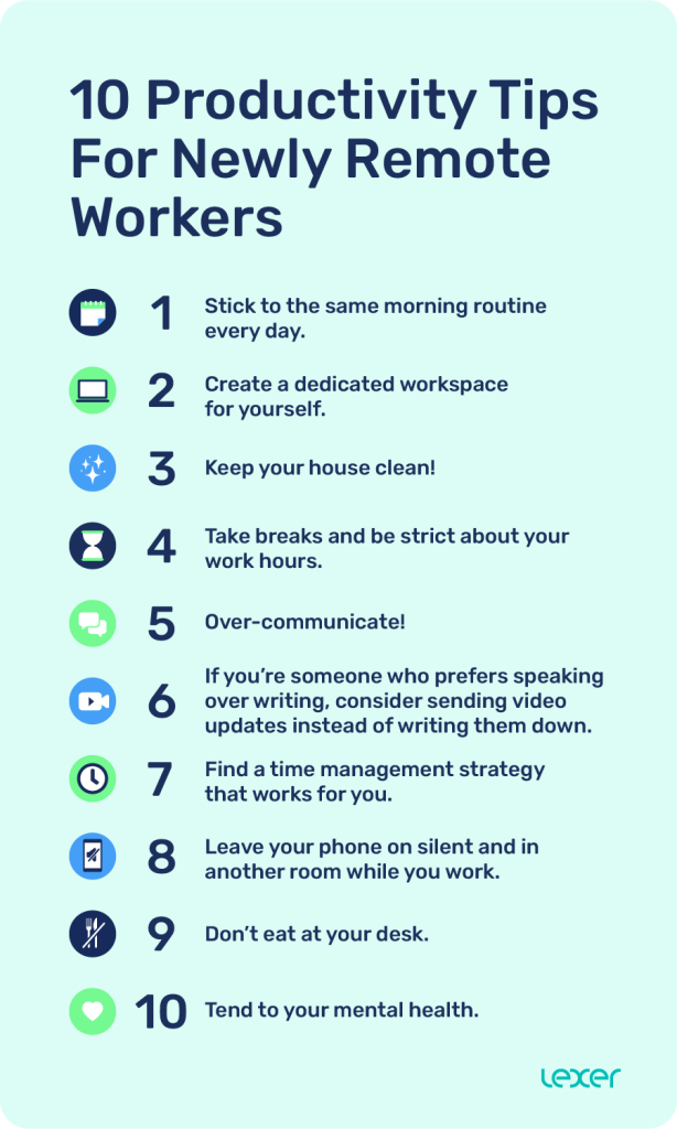 Tips On How To Become A Productive Remote Worker